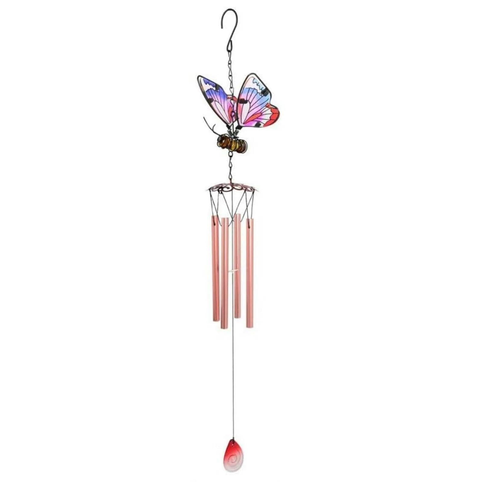 Creative Wind Chimes 3D Butterfly Handicraft Metal windchimes