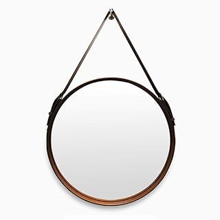 Espejo de maquillaje redondo HD colgante con ...