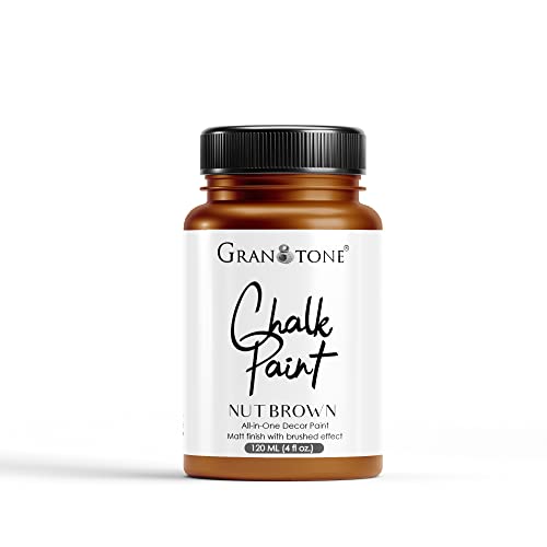 Image of GRANOTONE Chalk Paint Nut Brown 120ml Matte Finish