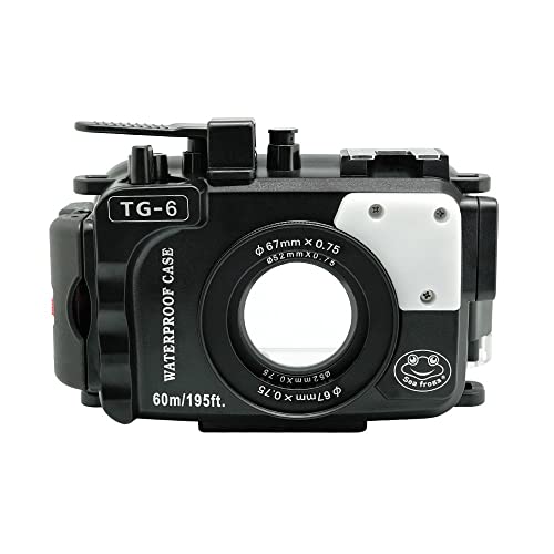 Amazon | SeaFrogs 水中ハウジング オリンパス Tough TG-6 [60m/195
