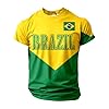 World Cup 2026 Jersey, Printed T-Shirt for Casual Wear, Crew Neck, Short Sleeve, for Everyday Sports Enthusiasts, Unisex, Optimal Durable Cotton, Everyday Companion, Versatile, Stylish P, yellow, XXL #2