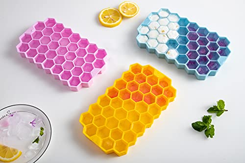 Alnicov 2 Pack Moldes de Cubos de Hielo de Silicona miniatura 6