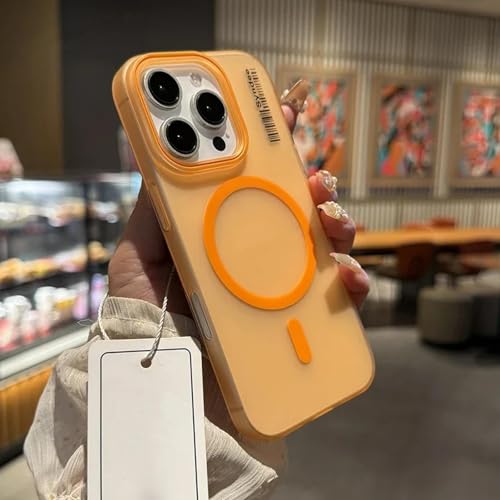 Coque iPhone 11 mate orange idéale pour bouger et charger sans fil
