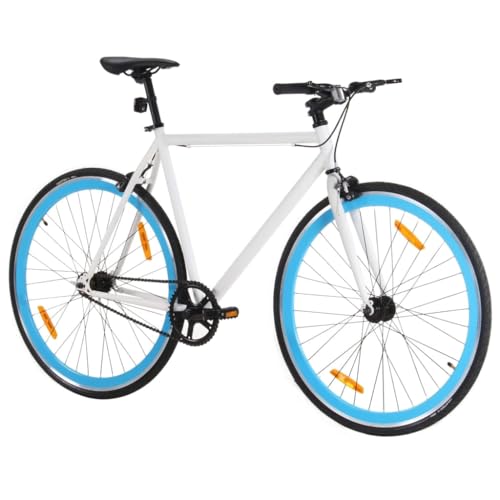 Fixed Gear Bike - Leichtes Single Speed Road Pendler Fahrrad mit Flip-Flop Nabe für Urban Riding, 700c 59cm