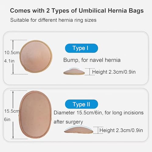 Faja abdominal para hernia umbilical, talla L, color amarillo miniatura 7