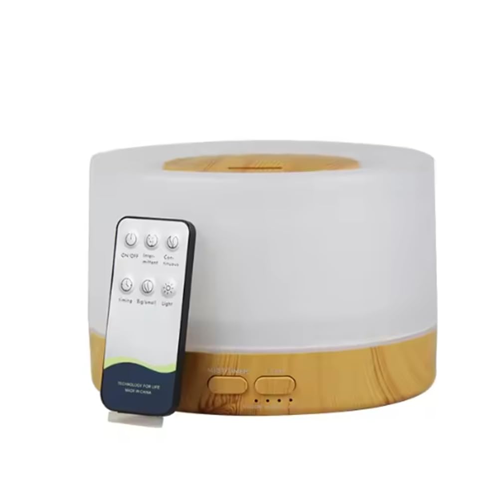 Diffuseur d'huiles essentielles 700 ml télécommande humidificateur ultrasonique LED