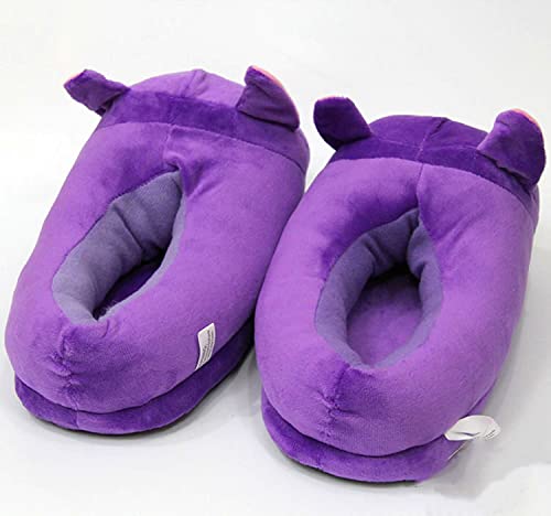 Unisex Slippers Cute Plush Cat Bedroom House Slippers Adult Anti Slip Loafers Shoes4