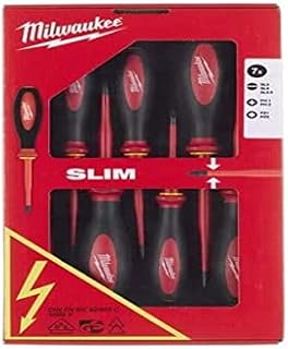 Milwaukee 4932471453 Ergo-Slim Screwdriver Set 7 Pieces MILWAUKEE-4932471453 Black-Red