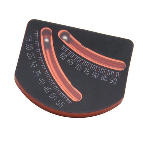 MYCENSE Level Inclinometer Angle Finder Aluminum Alloy Double Clinometer Measurement Tool for Woodwork Professional Yacht Vessel