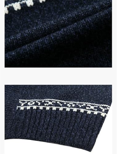 Men's Full Zip-Up Textured Slim Fit Cardigan Stand Neck Sweatercoat Trendy Casual Knitted Clothing3