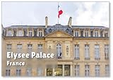 Aimant puissant à l'arrière Palais de l\'Elysée (1722) - Résidence Officielle du Président de la République Française France Paris Aimant de Réfrigérateur