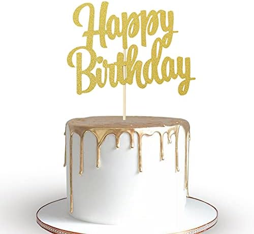Happy Birthday Cake Topper Decoration