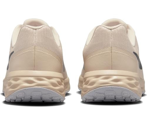 Image of Nike Revolution 6 NN-Oatmeal /Gridiron-Oxygen PURPLE-DC3728-101-13UK