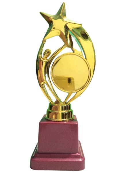 Metallic Fiber Golden Winning Star Trophy/Award for Winners (21.50 Centimeters pack of 2) (B0BR284V3C) Amazon Price History, Amazon Price Tracker