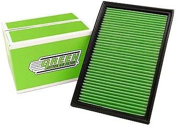 Green Cotton Performance High Flow Panel Car Air Filter Replacement P950366