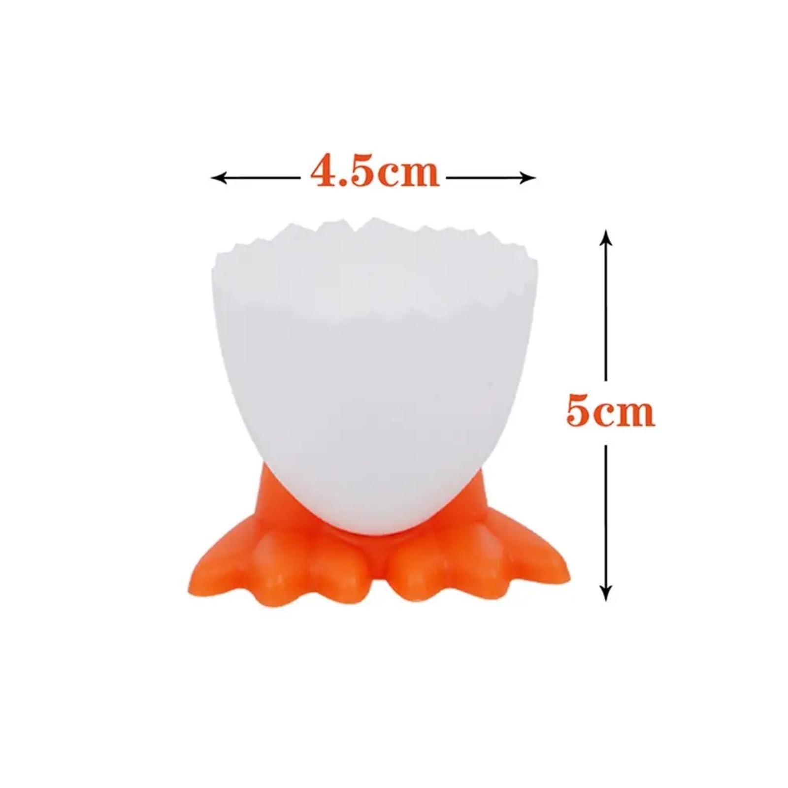 Eierbecher, 1, 2, 4Pcs Nette Kreative Halter Eierhalter Opener Separator Gekochte(4pcs)