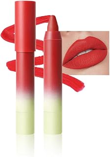 Classic Red Lip Matte Lip Liner Pencil – Smooth & Moisturizing Lip Pencil for Precise Contour, Rich Color Payoff, Lightweight Everyday Lip Makeup, Twist-Up Design,04#