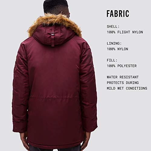 Alpha Industries N-3B Slim Fit Parka - Cold Weather Military Issue Parka