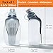 HECHZSO Water Bottle for Running No-Bounce with Quick-Clip & Dust-Proof Cap 8.8oz(250ml) BPA-Free Soft Flask for Running Walking Hiking Cycling(1 Pack)