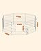 Feandrea Freilaufgehege Kaninchen, faltbar, transportabel, silbern PPK001W01