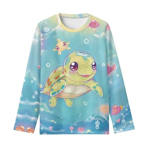 Image of Long Sleeve Shirts for Girls Winter Tops 3-16t Cartoon T Shirts for Fall Clothes