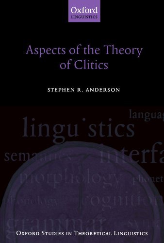 Aspects of the Theory of Clitics (Oxford Studies in Theoretical Linguistics (11))