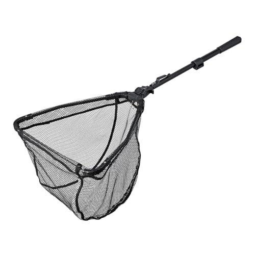 Seyrnicay Redes de pesca para pesca, red de pesca portátil plegable, redes de peces ligeras fáciles de usar, accesorios de pesca para barcos, kayaks, canoas