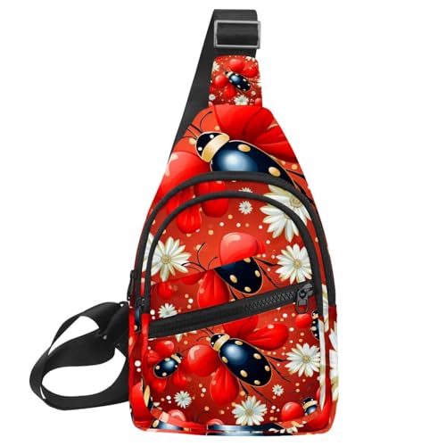 Sac banane de randonnée avec sangle réglable anti-ballottement Lady Beetle