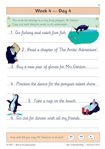 KS2 Handwriting Year 3 Daily Practice Book: Summer Term (CGP Year 3 Daily Workbooks) - Image 7