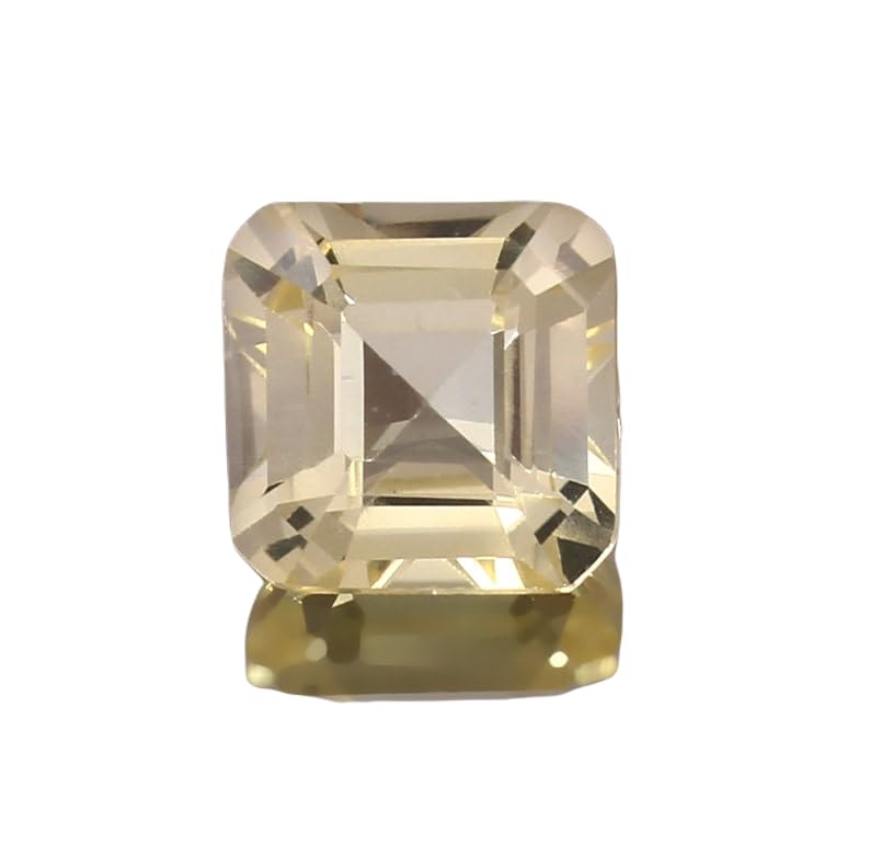 Saphir jaune de Ceylan 9x9mm en vrac pour créer son collier de mariage personnalisé