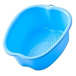 Unibos Large Spa Foot Bath Bowl - Sturdy Detox Soak and Massage Bowl for Pedicure, Toenails, Ankles - Extra Thick for Removing Dead Skin and Calluses