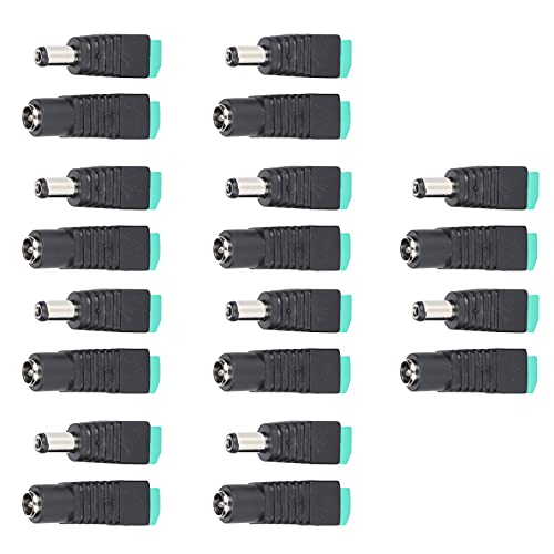 DC Mannelijke en Vrouwelijke Voedingsadapter, 5,5x2,1 Mm DC-voedingsconnector Stekkeradapterconnector voor LED-strip… - Image 5