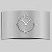 Produktbild Edel Designer Wanduhr modernes Wanduhren Design leise kein ticken dixtime 3D-0004