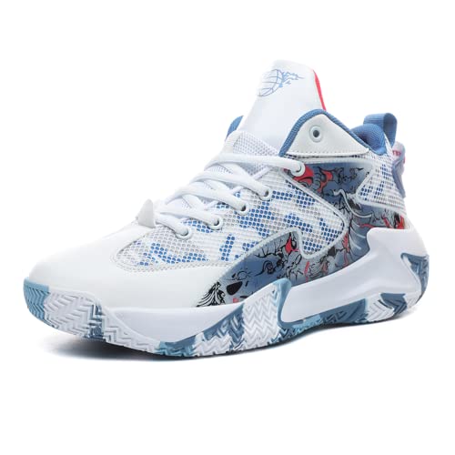 rongfenghuang Men's Running Shoes Sports Shoes Basketball Shoes Sneakers Outdoor Shoes Men's Shoes Fashion Shoes (Blue,7.5)