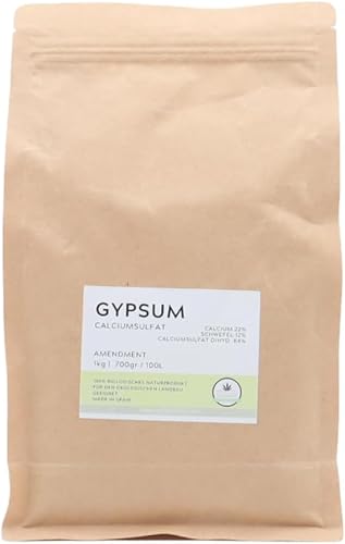 Sulfate de calcium et de gypse 1 kg ALMICANNA