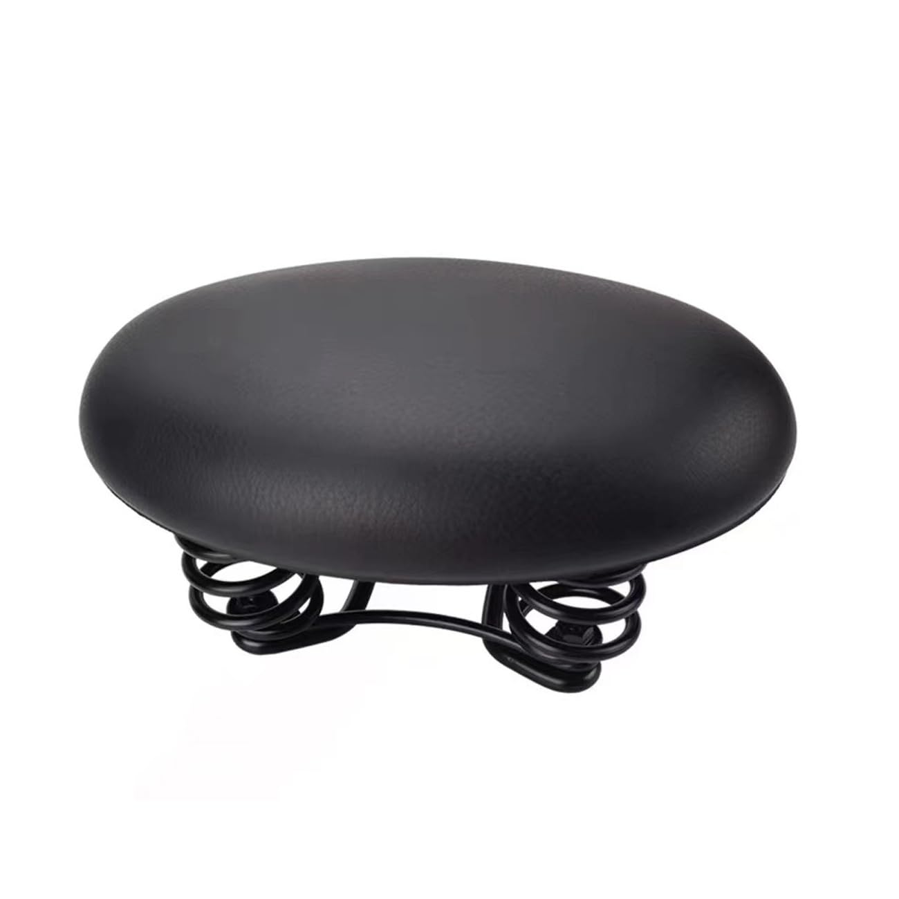 Cycling Bike Seat Cushion Noseless Bike Saddle with Waterproof PU Leather Soft Shock Absorbing for Women Men