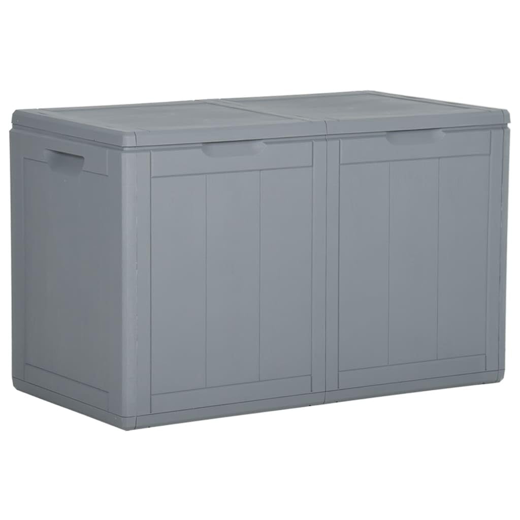 Mobili da esterno, scatole di immagazzinaggio esterneGarden Storage Box 180L grigio PP Rattan