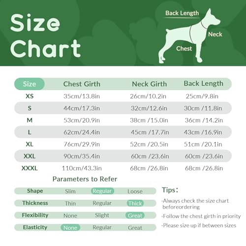 Hundemantel Wasserdicht, Winterjacke Hund Jacke Warm Weste Hundekleidung Winddichte Mantel Fleece Rollkragenpullover Hunde(Grün, XL)