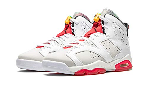 Neutral Grey / Black / White / True Red Nike Grade School Air Jordan 6 Retro2