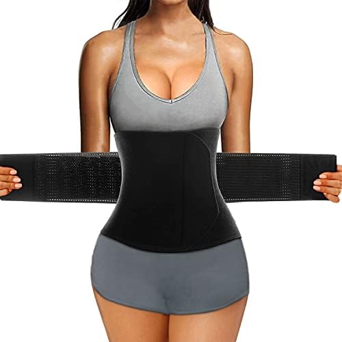 ATERCEL Waist Trainer, Adjustable Belly Belt for Fitness, Sauna Sweat Belt for Women and Man