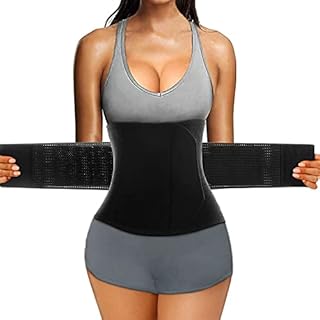 ATERCEL Waist Trainer, Adjustable Belly Belt for Fitness, Sauna Sweat Belt for Women and Man