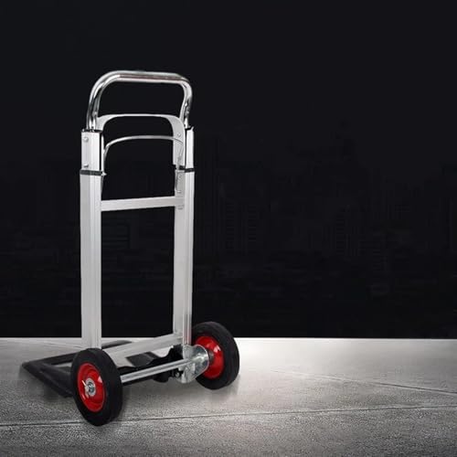 Diable pliable en aluminium avec poignée télescopique pour bagages - 4