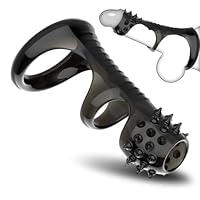 Cockring Sex Spielzeug für die Männer - Penisring & Hodenring für den Mann - Perfekte Passform, Dehnbare Cockringe für härtere Erektionen, Penis Ring Erotik Sex Spielzeug für Paare Extrem, schwarz