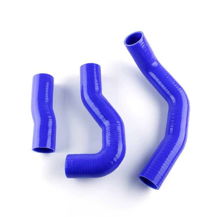 Kit de manguera de refrigerante de radiador de silicona para Mitsubishi L200 2.5 TD (azul)