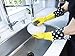 Glam Gloves Diswasher's Thick Latex Gloves for Kitchen & Home, Long Sleeves, One Size Fits All, 1 Pair, Yellow