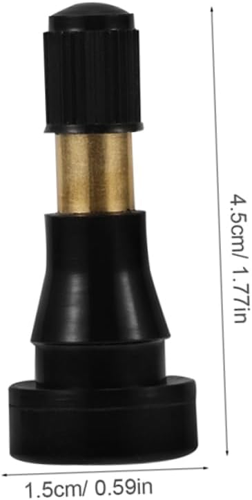 PRETYZOOM 5pcs High-Pressure Rubber Tire Valve Stems for Trucks Easy Installation Tubeless Valve System Airtight Seal to Prevent Air Loss