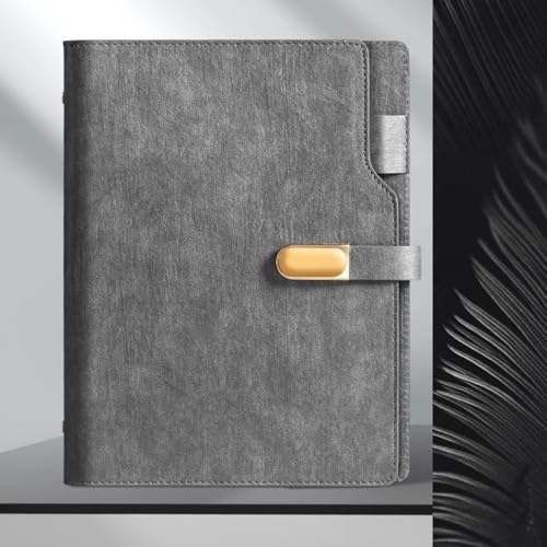 ZanLore システム手帳 ノート メモ帳 ルーズリーフ A5 バインダー 6穴 PUレザー 厚い手 磁石設計 カードスロット付 収納財布 ペンホルダー付き 軽量 携帯便利 おしゃれ シンプル 日記帳 ?事簿 多機能 仕事 学生 大人 男女兼用 ビジネス