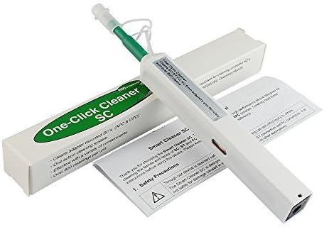 Glasfaserkabel Steckverbinder Reiniger Stift kabel Reinigung Werkzeug Set, Glasfaser One-Click Reinigungsstift für SC/ST/FC, Bis zu 800 Mal Reinigung