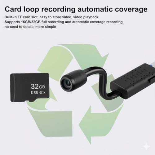 Image of 2MP Full HD Flexible USB WiFi Camera 1080P | Smart Mini Home Security Cam with 140 Wide Angle Lens | Real-Time Motion Sensor Alerts & Live Streaming | Connect with V380 Pro App (Flexible Camera)