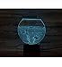Produktbild Aquarium 3D Lampe Touch Sensor 7 Farbwechsel Hause Dekorative Lampe Fisch Kinder Baby Kit Nachtlicht Goldfisch Led Nachtlicht Fernbedienung